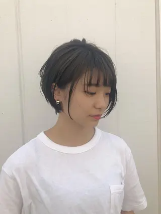 ショート カラー ノグチ ユウキ/ボブのヘアスタイル