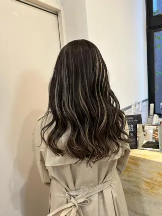 ロング カラー ヘアアレンジ Dimo＆所属・ハイライトカラー /ダイスケのヘアスタイル