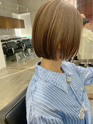 ミディアム カラー ヘアアレンジ son hair HIROEのヘアスタイル
