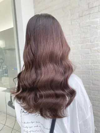 ミディアム 髪質改善縮毛矯正 指名No.1👑のヘアスタイル
