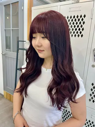 ロング カラー 🌼sunc HINAMI🌼のヘアスタイル