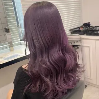 ミディアム カラー 🎀🧁ダメージレス 艶髪カラー🧁🎀のヘアスタイル
