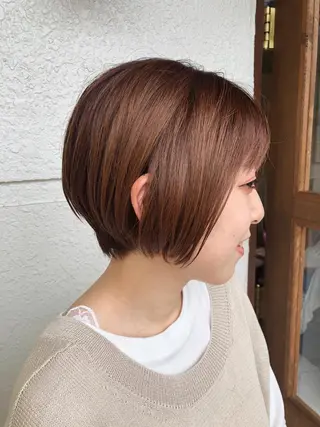 ショート カラー レイヤーカット匠 イソザキノリユキのヘアスタイル