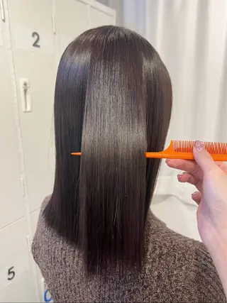 セミロング カラー KANA/ボブ/ インナーカラー/艶髪のヘアスタイル