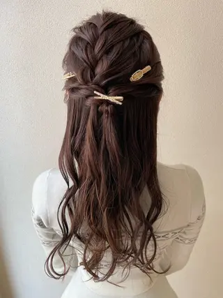 ロング ヘアアレンジ 沢田 瞳のヘアスタイル