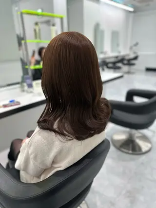 ミディアム カラー 🫧ハイトーン🫧 ベージュ🫧徹哉のヘアスタイル