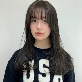 ロング カラー 似合わせhair /モガミユナ🎀のヘアスタイル