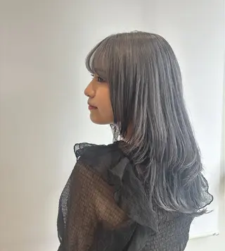 ロング カラー 透明感カラー/ くびれヘア/ユウユのヘアスタイル