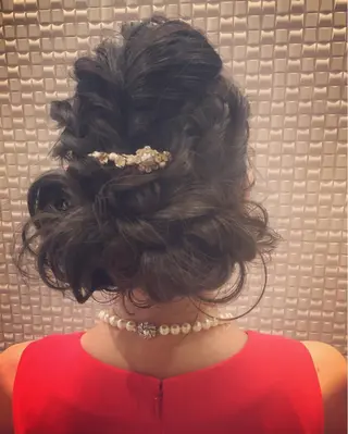 ミディアム カラー ヘアアレンジ ✨ハイクオリティ✨ 山本香也のヘアスタイル