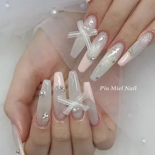 ネイル HANA 長さだしのネイルデザイン