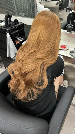 ロング エクステ/ ブリーチ🤩店長レンのヘアスタイル