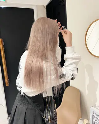 ロング カラー ai 梅田/暖色カラーのヘアスタイル