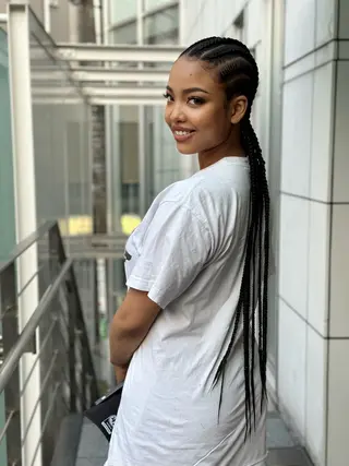 ヘアアレンジ メンズ キッズ BRAIDS💎愛子 大人ハイライト💎のヘアスタイル