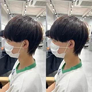 ショート メンズ センターパート /植田のヘアスタイル