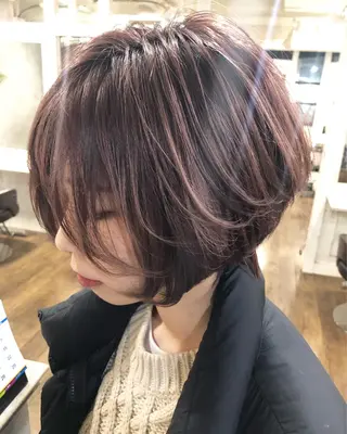 ショート カラー ヘアアレンジ 遠藤 拓馬のヘアスタイル
