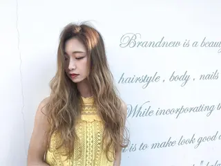 ロング カラー なんば髪質改善カラー Ardoreのヘアスタイル