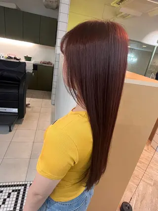 ロング カラー LUVISM万代 佐藤里咲/新潟万代のヘアスタイル