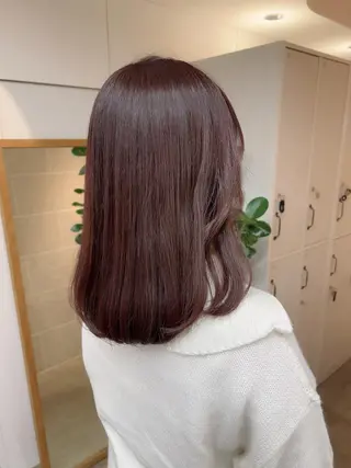 セミロング カラー ✨️今だけ無料✨️ 鶴田みなみのヘアスタイル