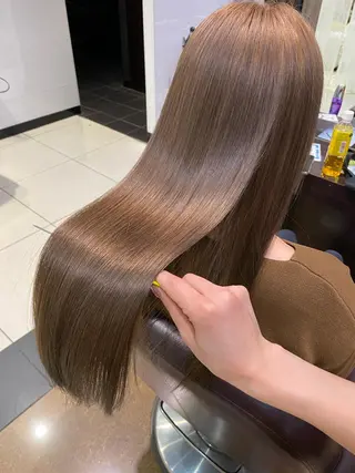 カラー hina☺︎ 髪質改善/ストレートのヘアスタイル