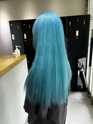 ロング カラー ハイトーン/アレンジ 🎀アオイ🎀のヘアスタイル