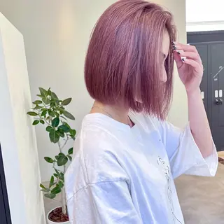 ショート カラー VIEWユリナ メイク/ カットのヘアスタイル