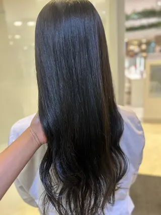 ロング カラー 艶質改善/縮毛矯正 ササキナツミのヘアスタイル