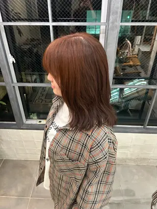 ミディアム カラー 透明感似合わせカラー 🍀あかり🍀のヘアスタイル