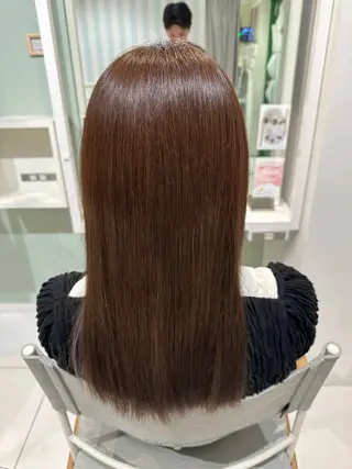 セミロング 岡田 遥希のヘアスタイル