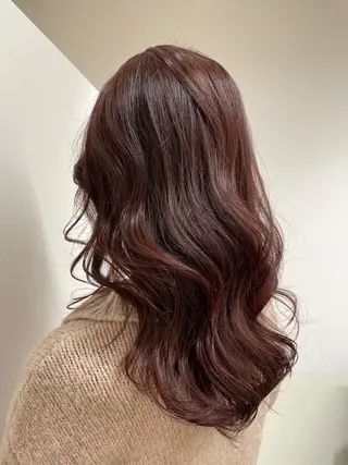 セミロング エンドウ　ミノリ🤎 /半個室/レイヤーのヘアスタイル