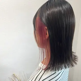 ミディアム カラー 💕韓国艶出しヘア /HARUKAのヘアスタイル