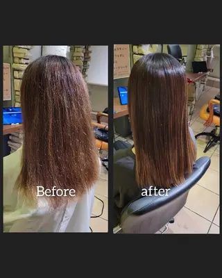 セミロング カラー 【髪質改善美容師】t occa茨木篠原健太のヘアスタイル