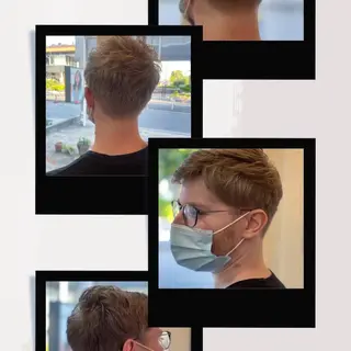 ショート カラー justbeauty CiNQのヘアスタイル