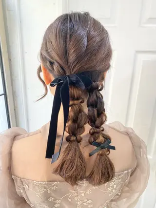 ヘアアレンジ uros.所属・uros.中目黒 moekaのヘアスタイル