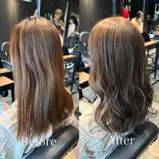 セミロング ENORE所属・【✨艶髪矯正✨】 MINAMIのヘアスタイル