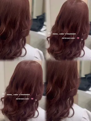 セミロング 🎀さ こﾁ🎀のヘアスタイル