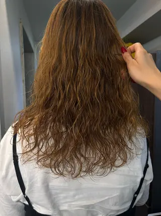 ミディアム パーマ ヘアアレンジ 🐕kato Mizuki🐕のヘアスタイル