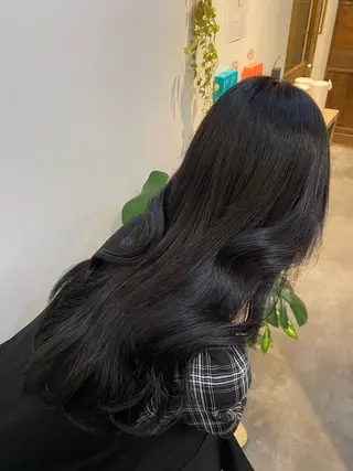 ロング カラー hair&culture gallery moloco　神保町　九段下店所属・RISA🩶🐈‍⬛ カット✨透明感カラーのヘアスタイル