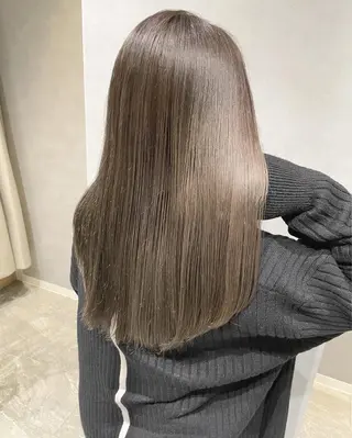 ロング 🩵梅田/カラー🩵 木村花音のヘアスタイル