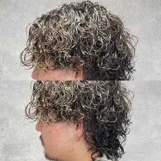 パーマ メンズ 渋谷サーフカール アメカジ美容師のヘアスタイル