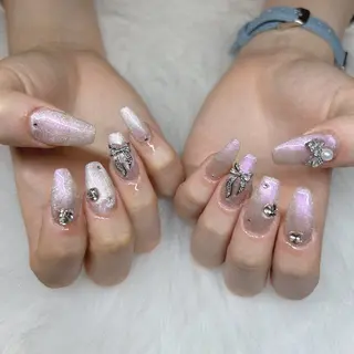 セミロング HANA うるののネイルデザイン