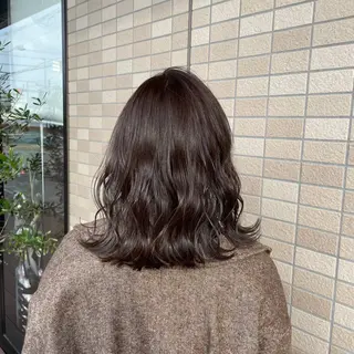 ミディアム カラー Spin hair SOCOLA塚口店所属・Spin hair ツジモトチハルのヘアスタイル