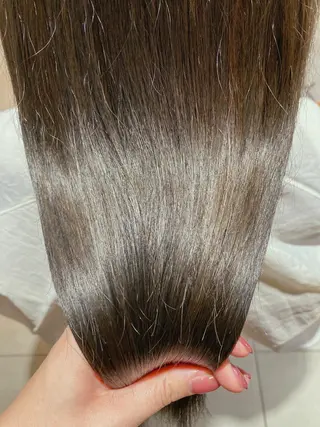 ロング カラー パーマ/イルミナ カラー 三浦菜々子のヘアスタイル