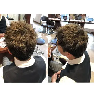 ショート パーマ メンズ ツイスパ/メンズ特化 🦋𝑺𝑶𝑵𝑬の眉毛・アイブロウイメージ