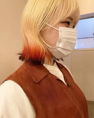 ショート カラー GO TO DAY SHAIRE SALON SHIBUYA SOL所属・マンツーマン渋谷 早坂僚太のヘアスタイル