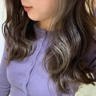 ロング カラー 福田 真佑のヘアスタイル