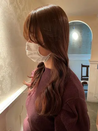 ロング カラー 韓国風カット/ 髪質改善 黒崎のヘアスタイル