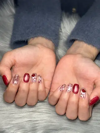 ネイル Momoka 🍑🎀のネイルデザイン