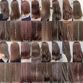 ミディアム カラー 🥞ベージュ系カラー 【すずきりほ】🥞のヘアスタイル