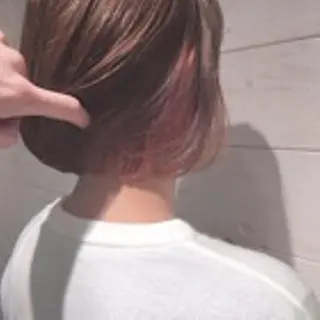 ショート カラー attrait アトレのヘアスタイル