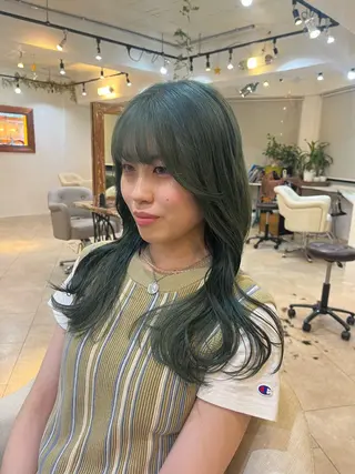 ロング カラー 💛ハイトーン💛 りむのヘアスタイル